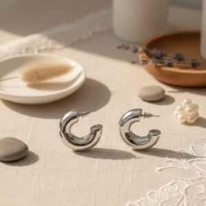 Aretes Platino