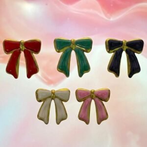 Aretes Coquette / Acero inoxidable